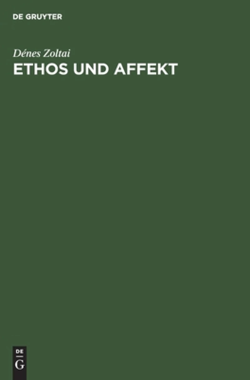 Ethos Und Affekt