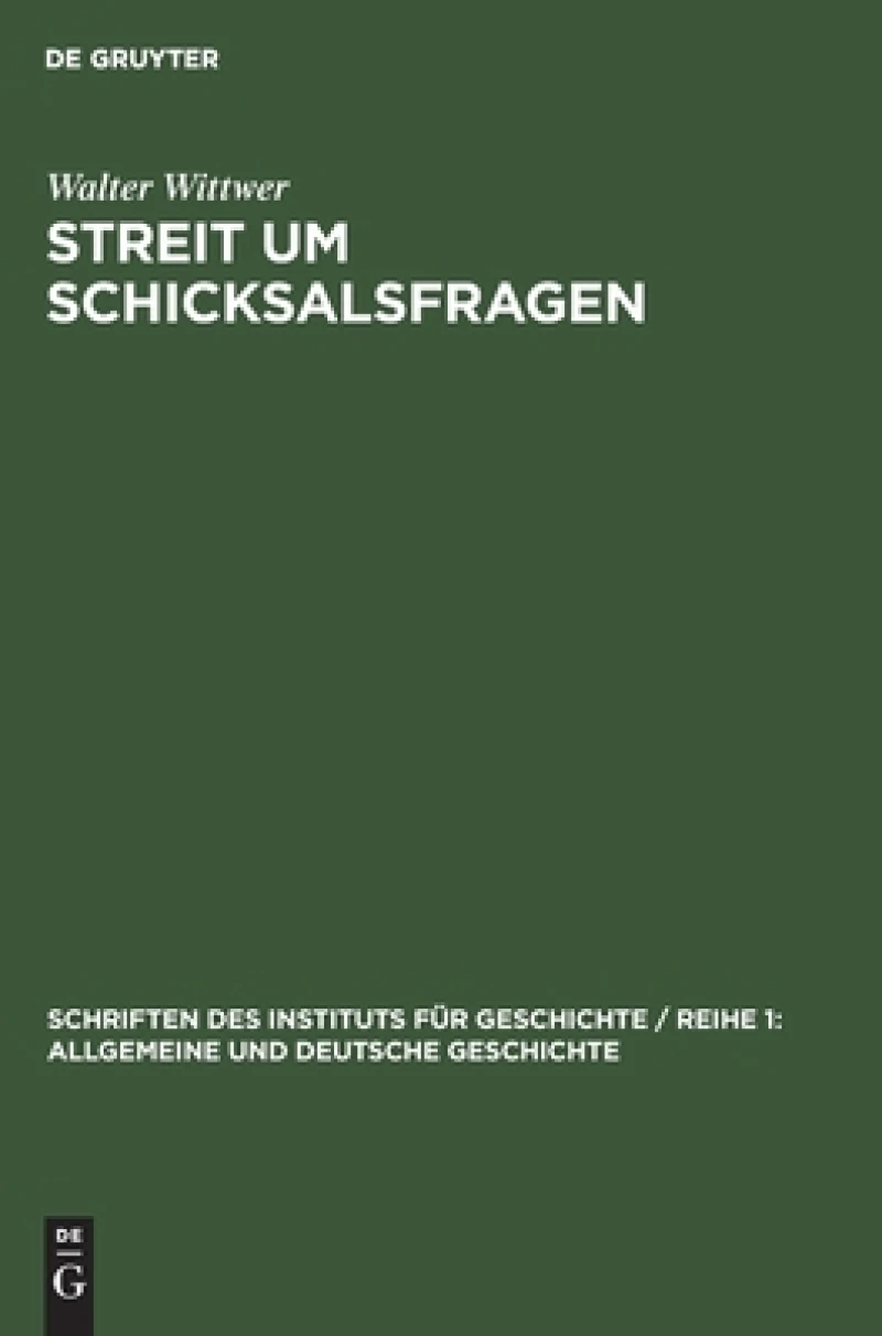 Streit um Schicksalsfragen