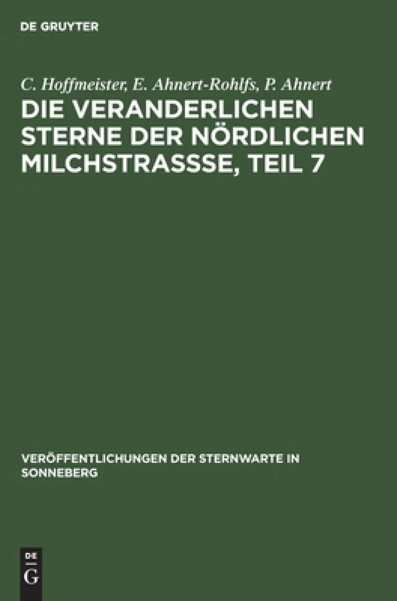 veranderlichen Sterne der nördlichen Milchstraßse, Teil 7