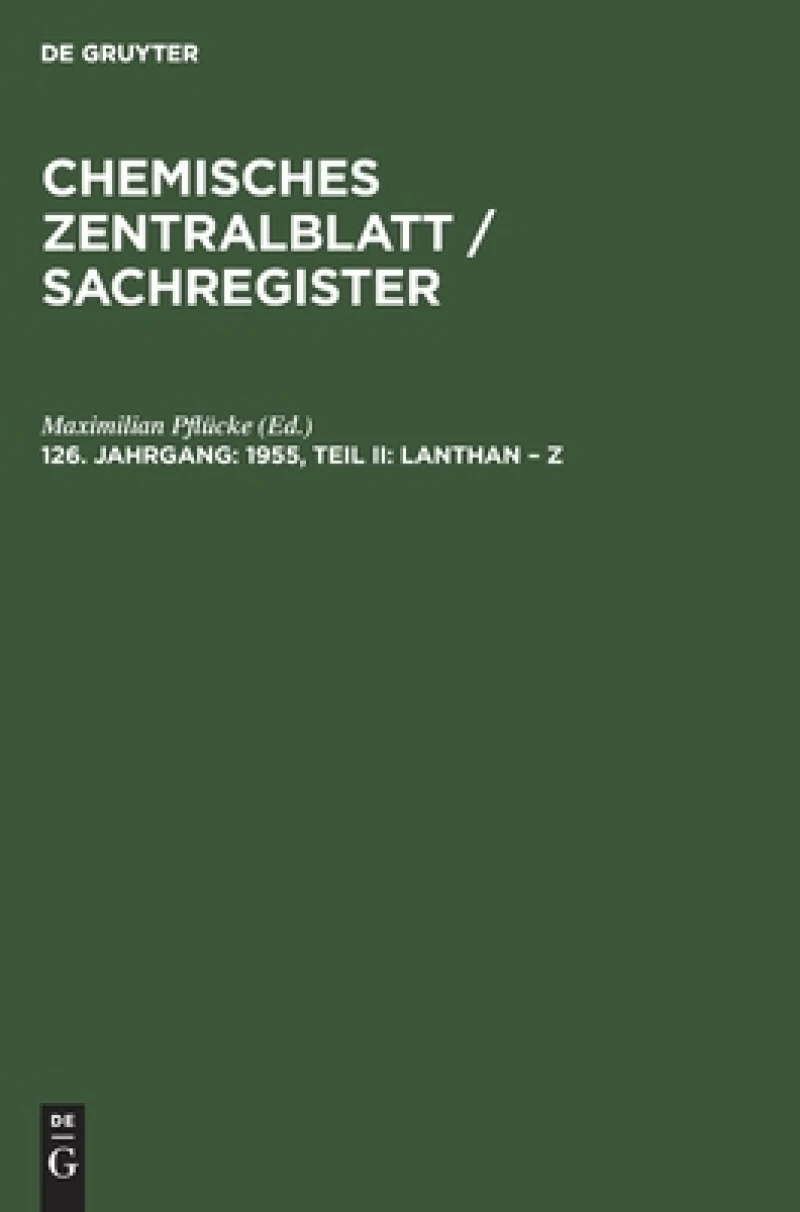 1955, Teil II: Lanthan – Z