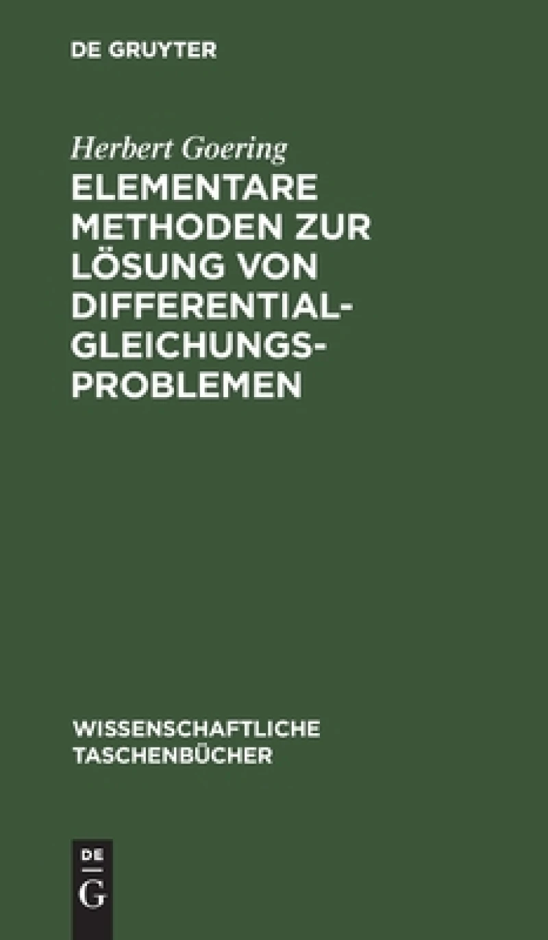Elementare Methoden Zur Lösung Von Differentialgleichungsproblemen