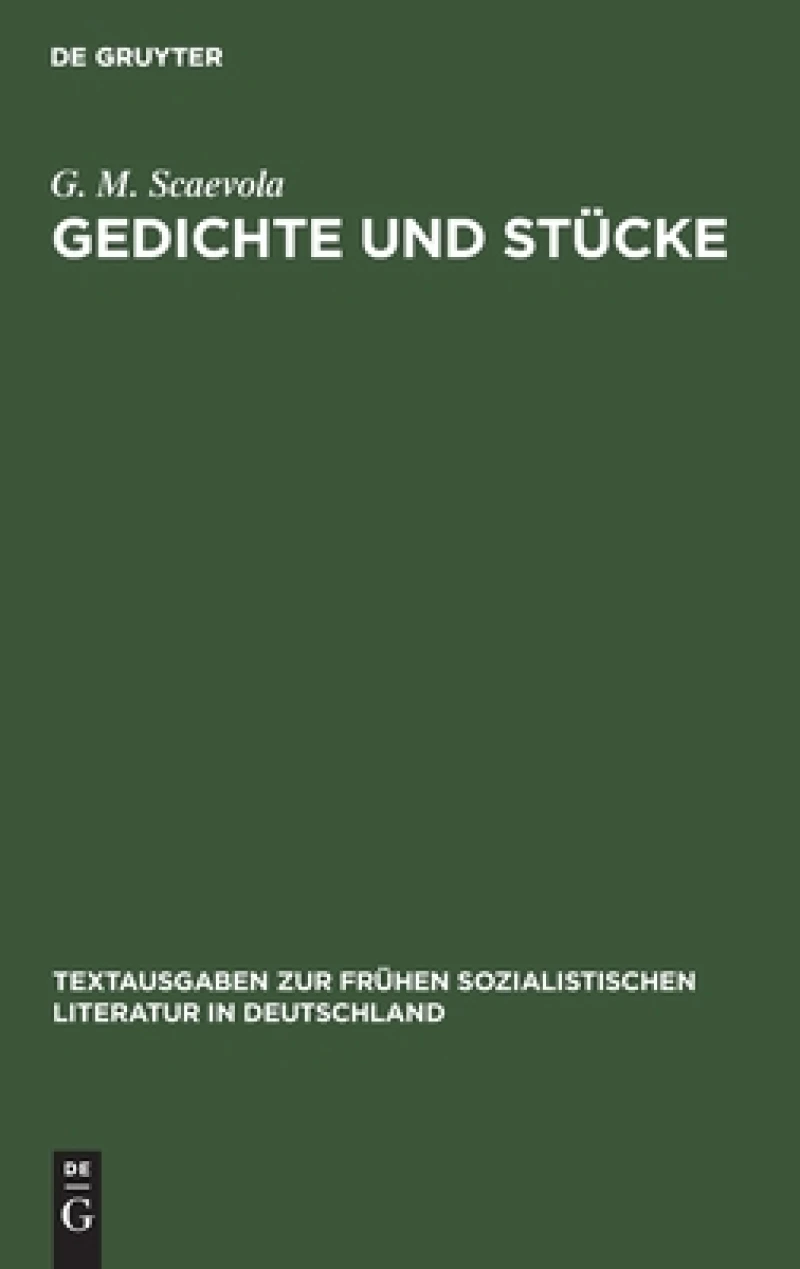 Gedichte Und Stücke
