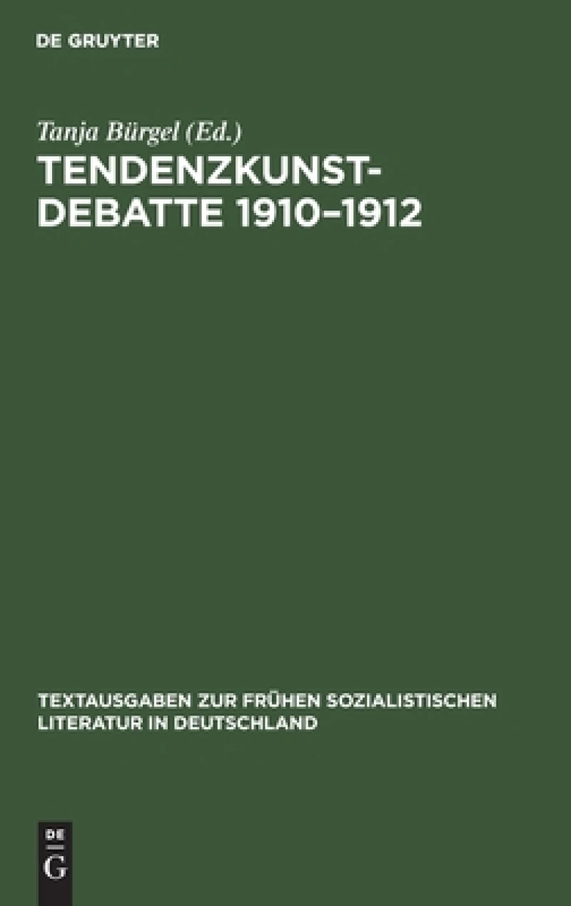 Tendenzkunst-Debatte 1910–1912