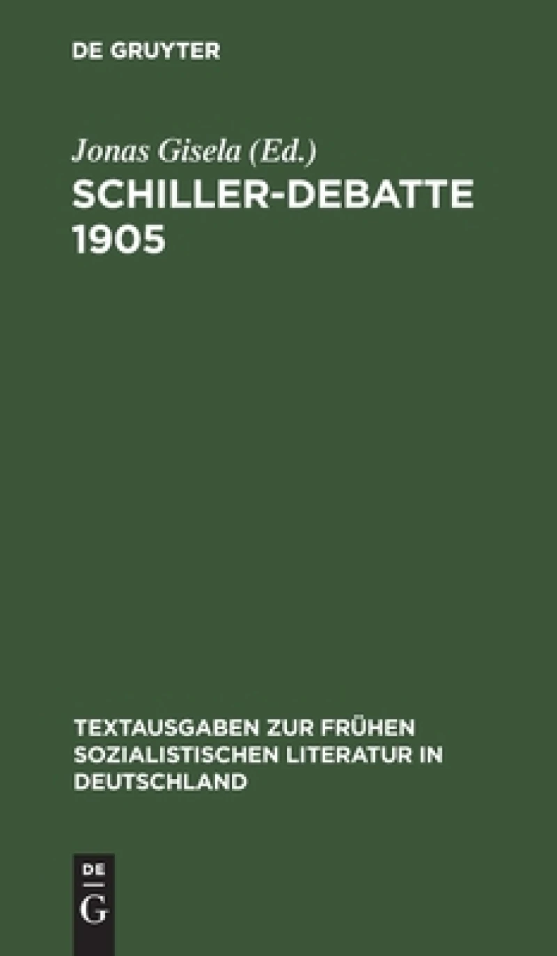 Schiller-Debatte 1905
