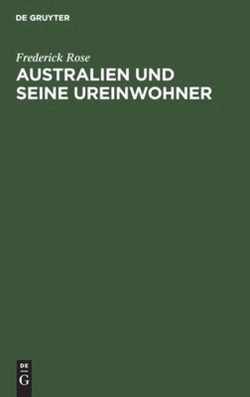 Australien Und Seine Ureinwohner