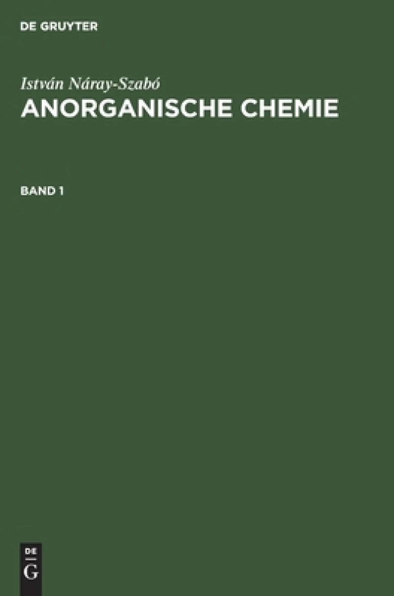 Anorganische Chemie. Band 1