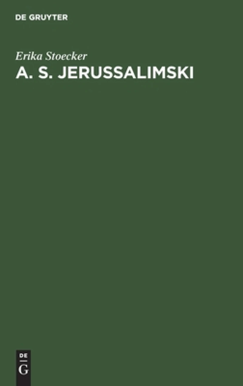 A. S. Jerussalimski