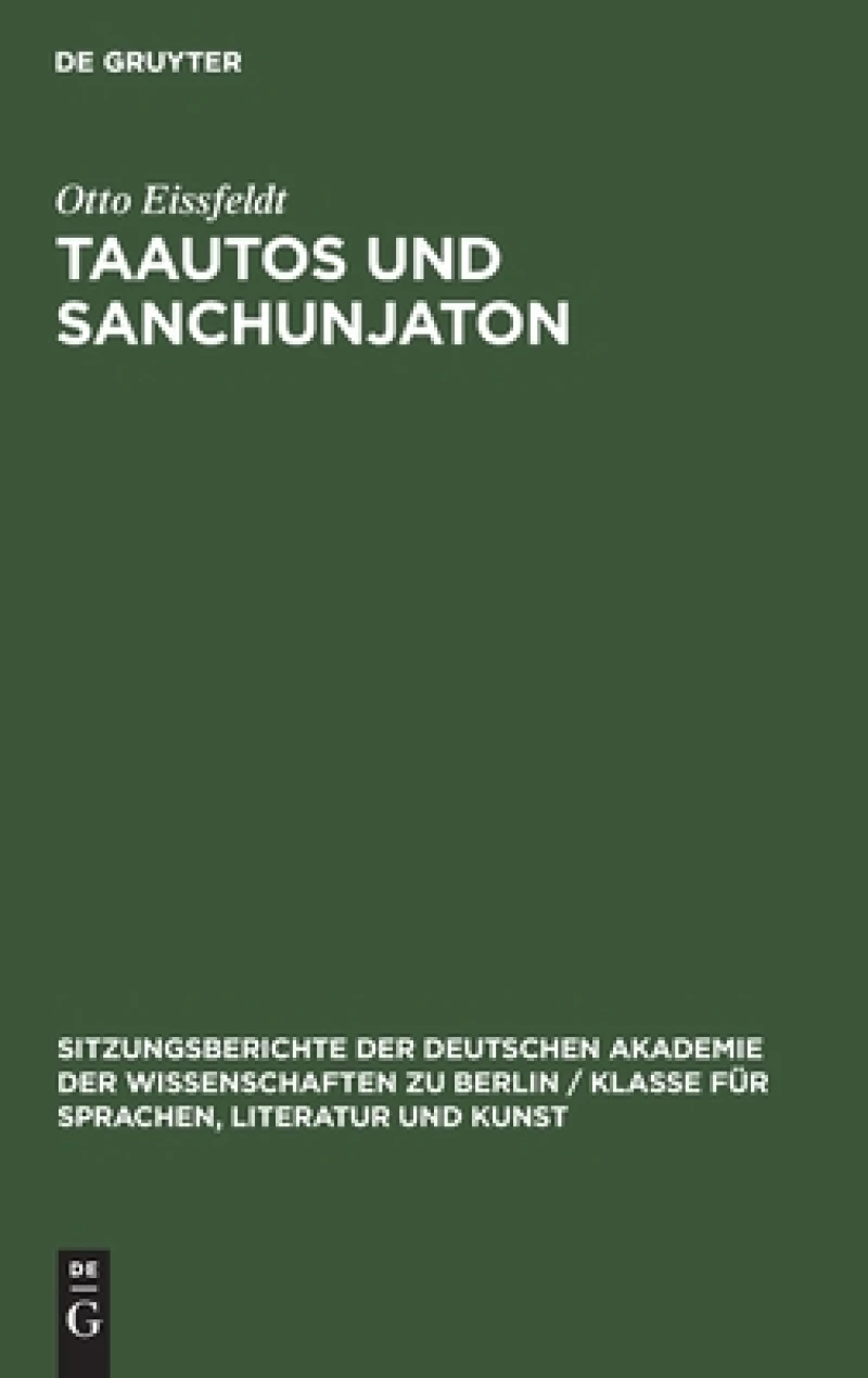 Taautos Und Sanchunjaton