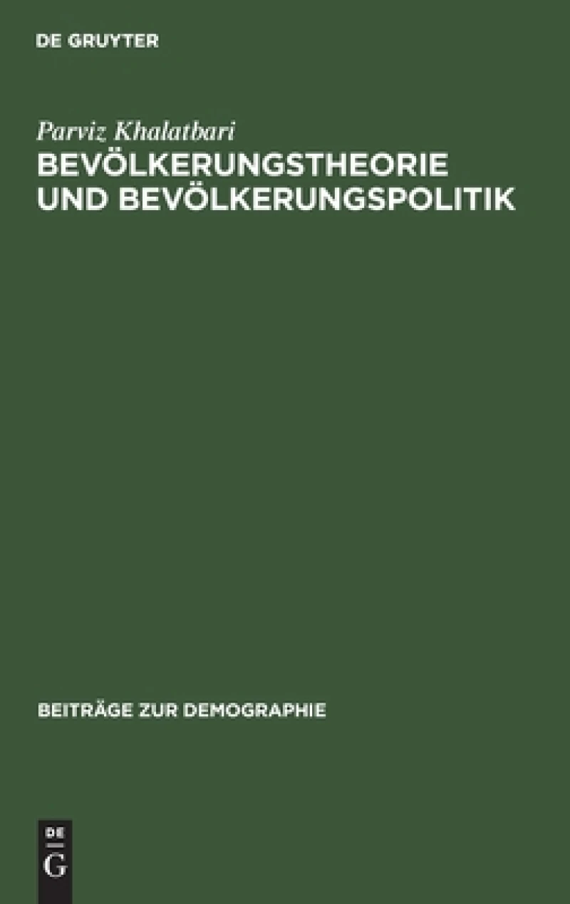 Bevölkerungstheorie Und Bevölkerungspolitik