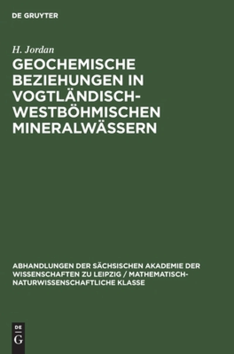 Geochemische Beziehungen in Vogtländisch-westböhmischen Mineralwässern