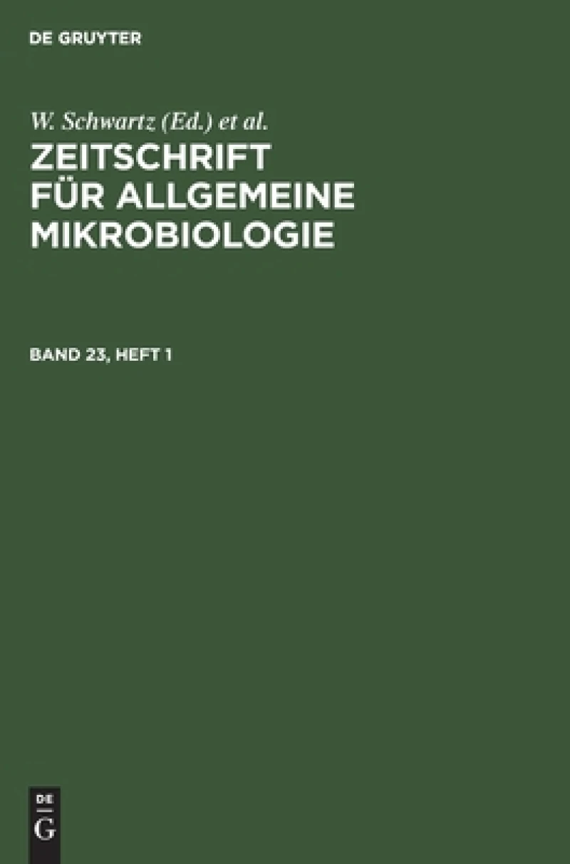 Zeitschrift für Allgemeine Mikrobiologie. Band 23, Heft 1