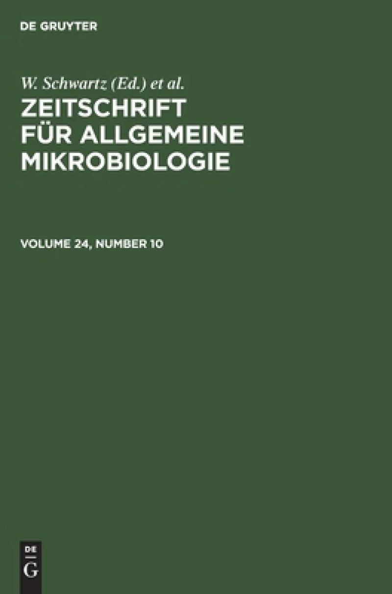 Zeitschrift für Allgemeine Mikrobiologie. Volume 24, Number 10