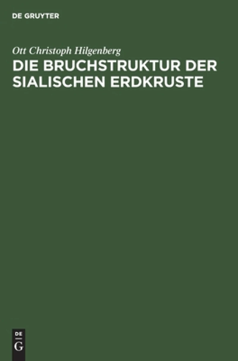 Bruchstruktur der sialischen Erdkruste