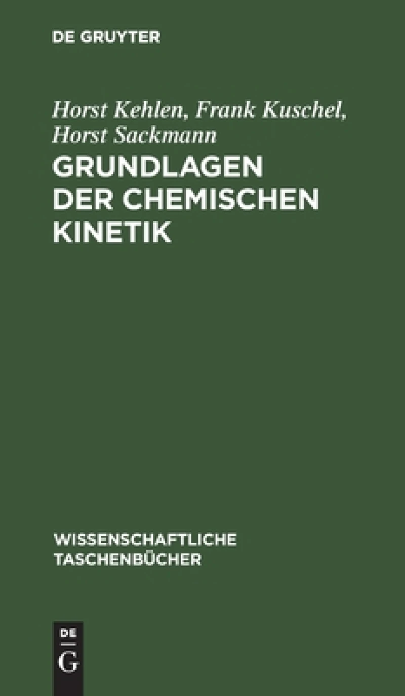 Grundlagen Der Chemischen Kinetik