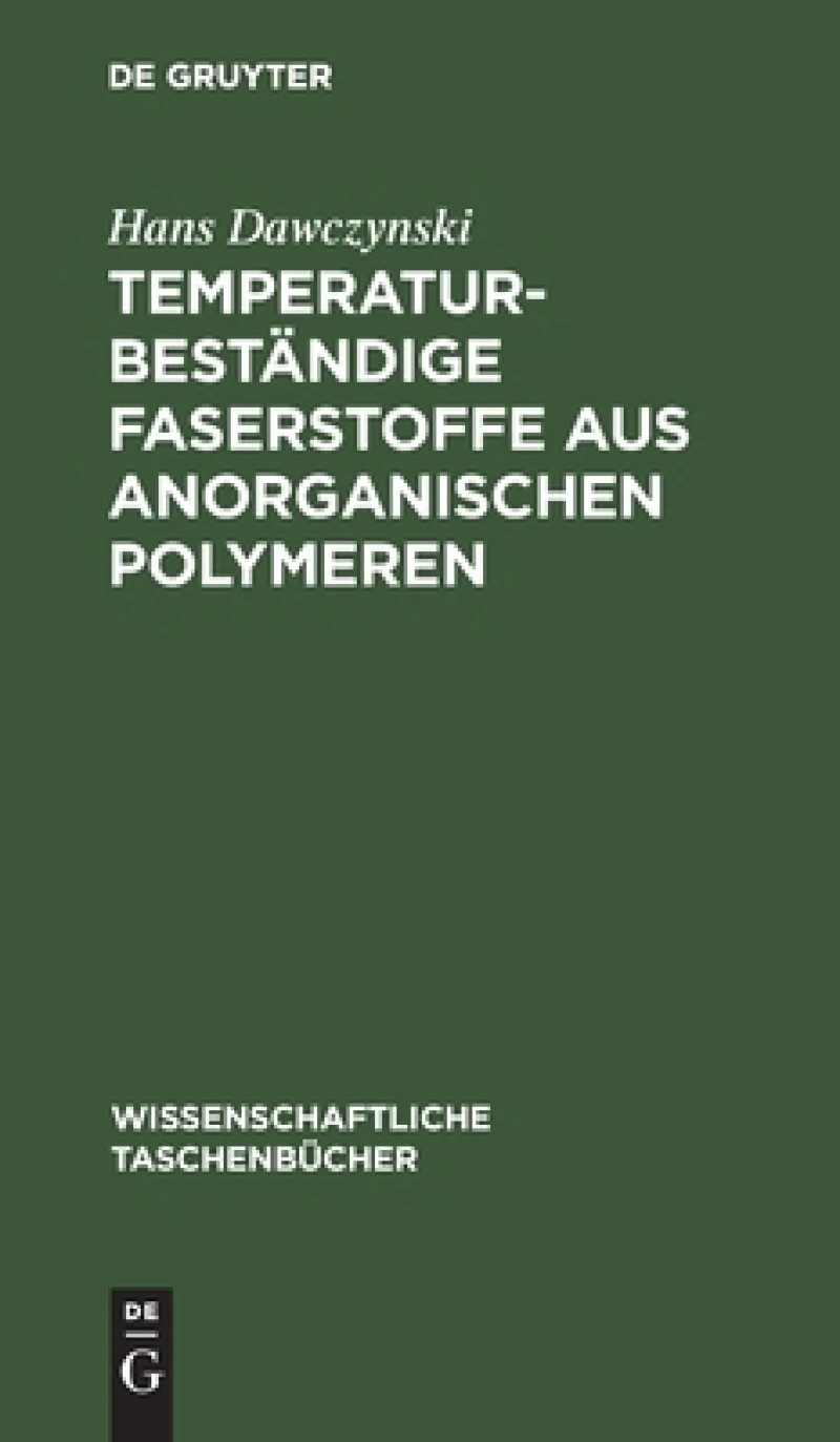 Temperaturbeständige Faserstoffe Aus Anorganischen Polymeren