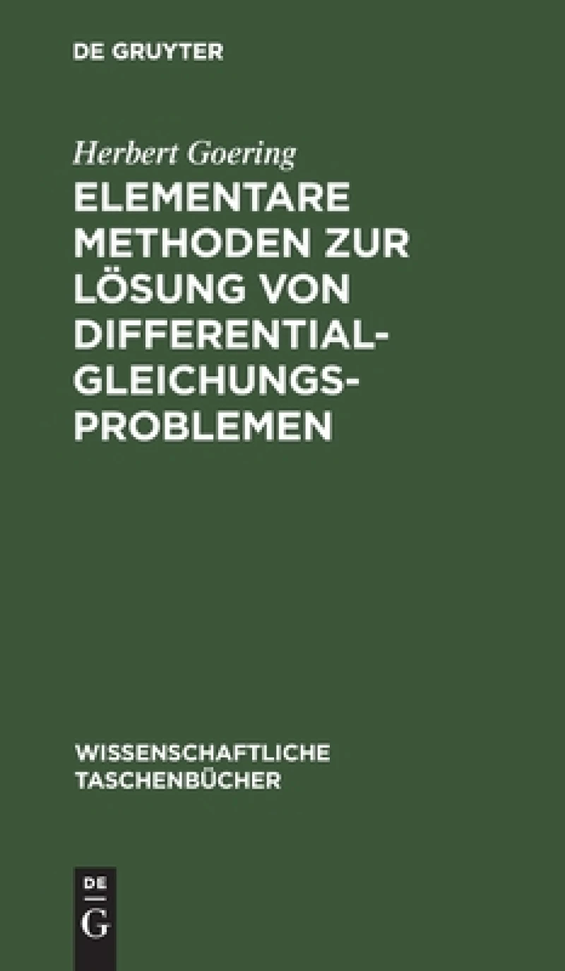 Elementare Methoden Zur Lösung Von Differentialgleichungsproblemen