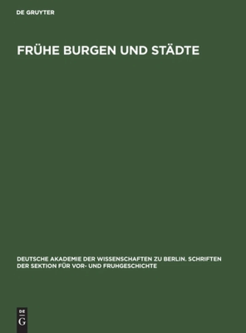 Frühe Burgen und Städte