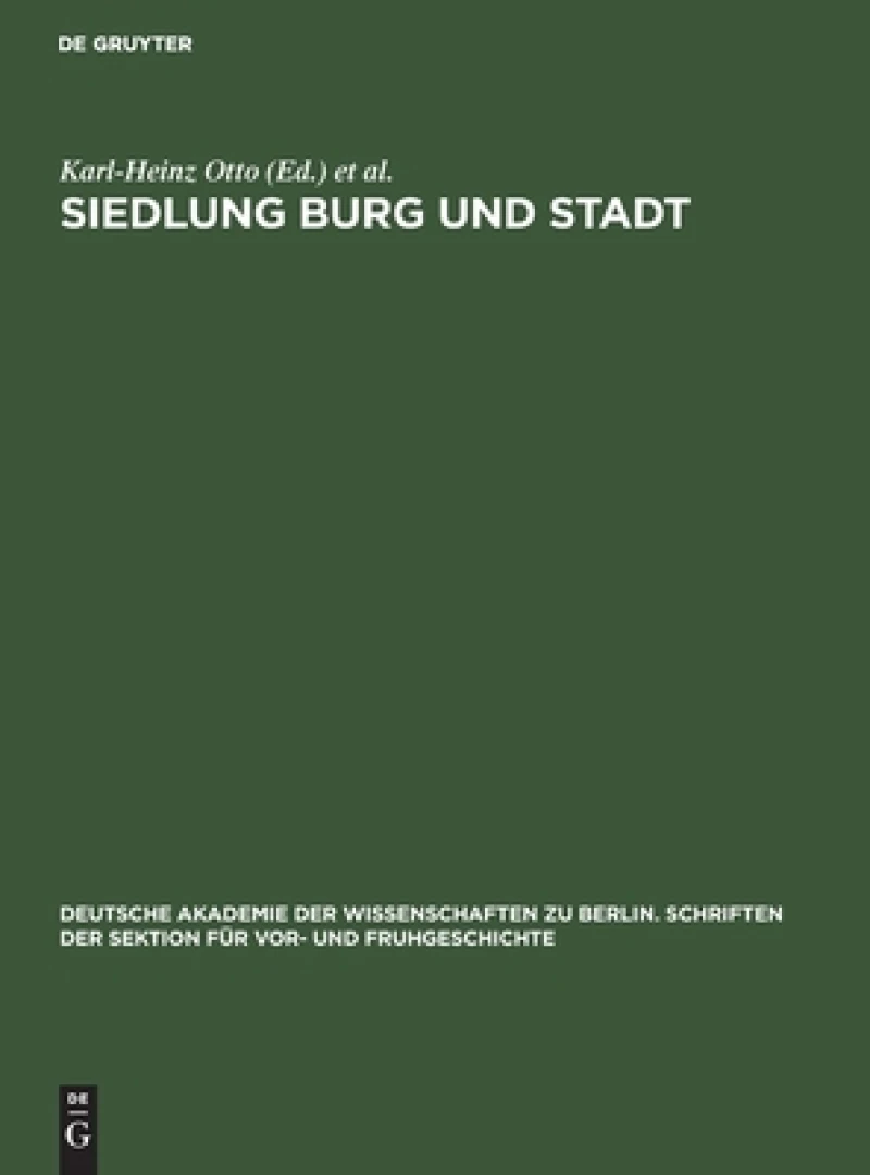 Siedlung Burg Und Stadt