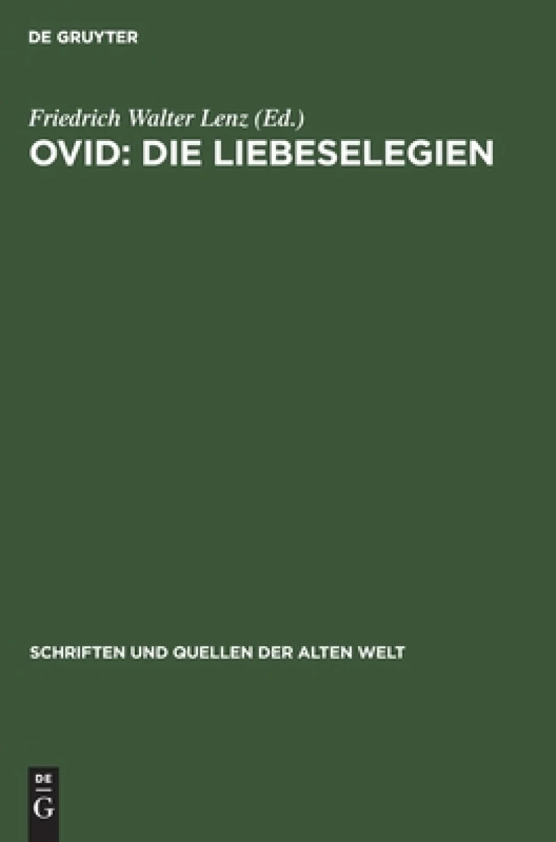 Ovid: Die Liebeselegien