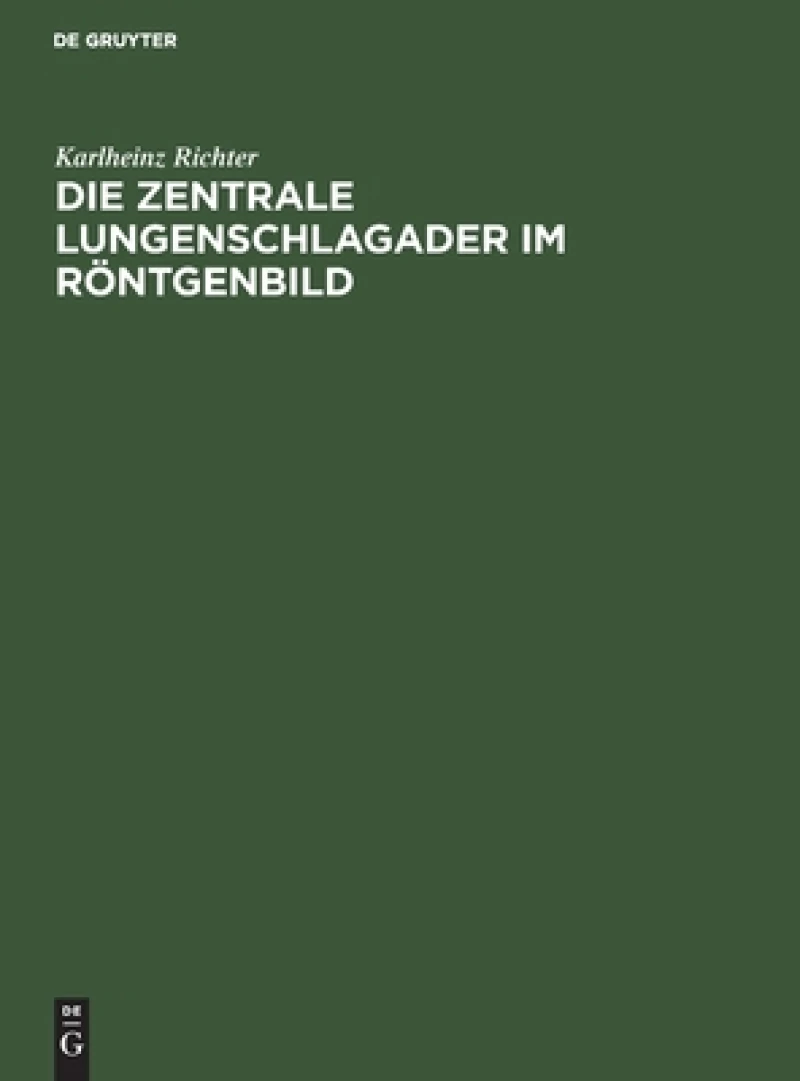 zentrale Lungenschlagader im Röntgenbild