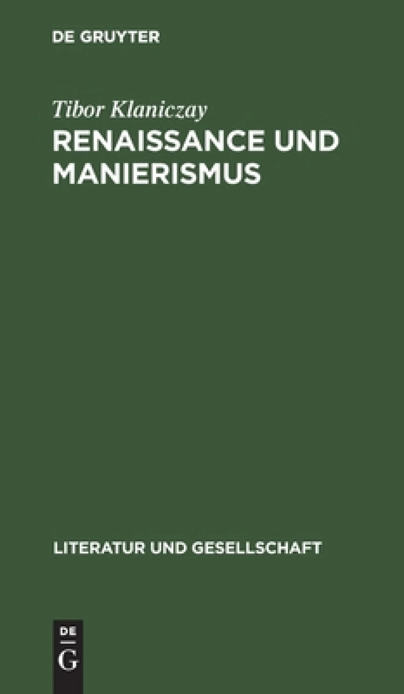 Renaissance Und Manierismus
