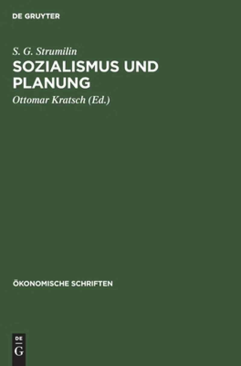 Sozialismus Und Planung