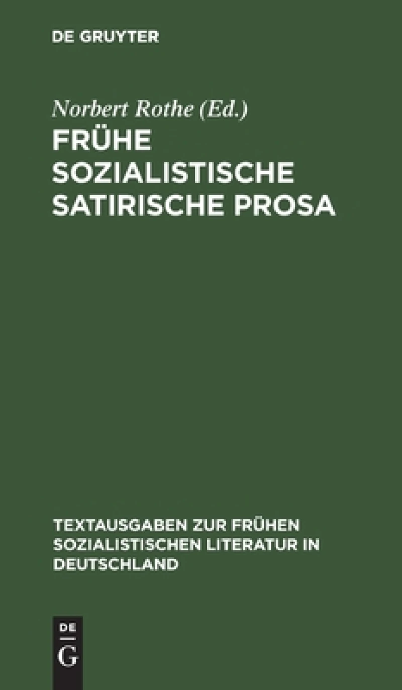 Frühe Sozialistische Satirische Prosa