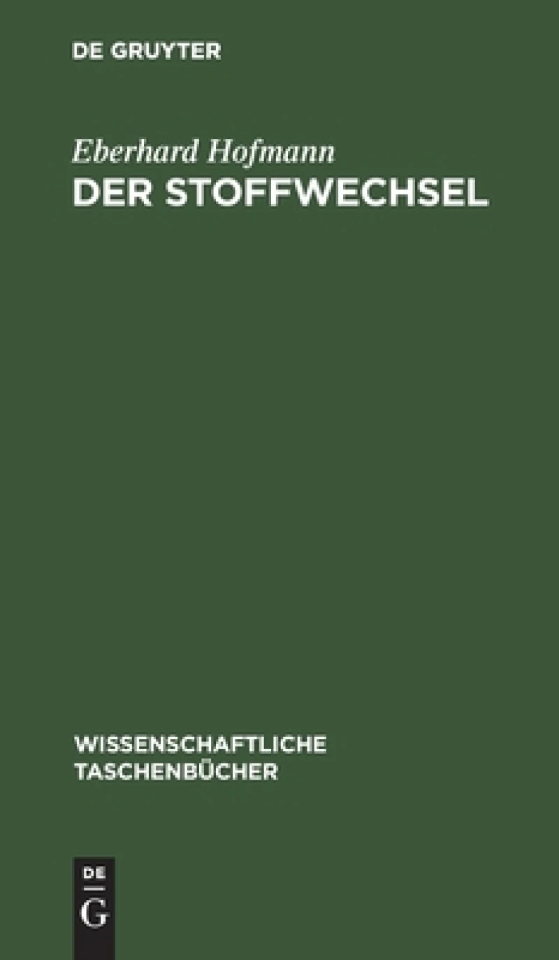 Der Stoffwechsel