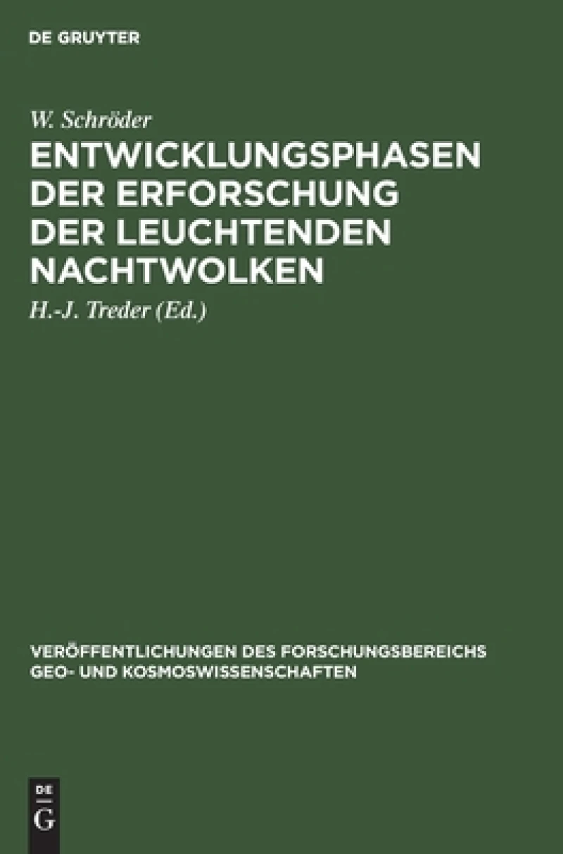 Entwicklungsphasen der Erforschung der leuchtenden Nachtwolken
