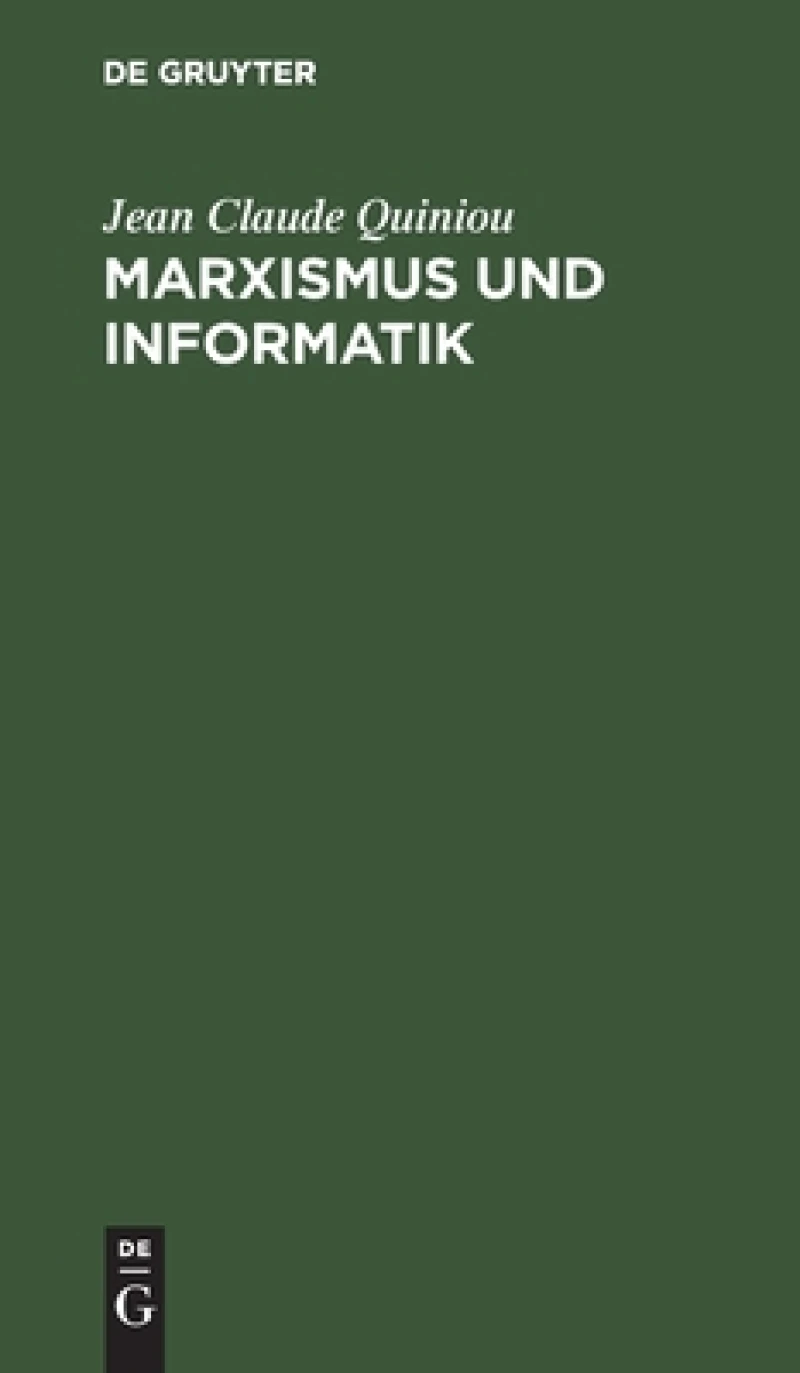 Marxismus Und Informatik