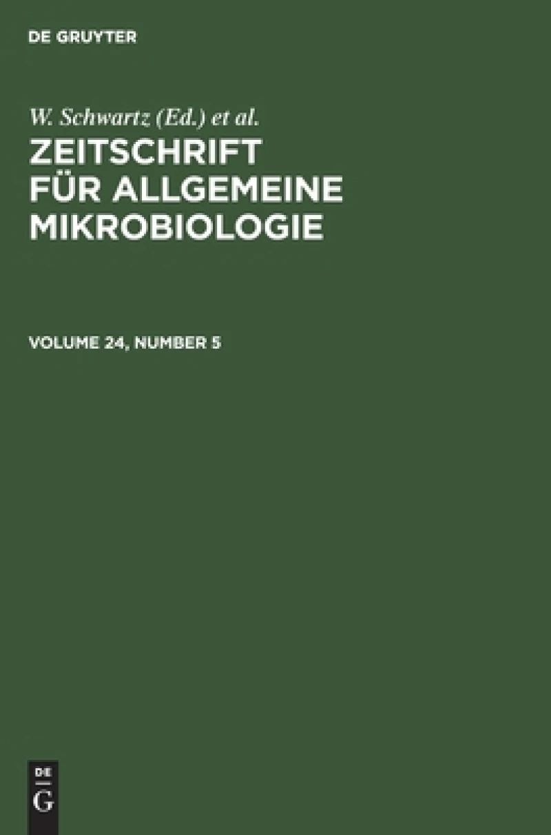 Zeitschrift für Allgemeine Mikrobiologie. Volume 24, Number 5