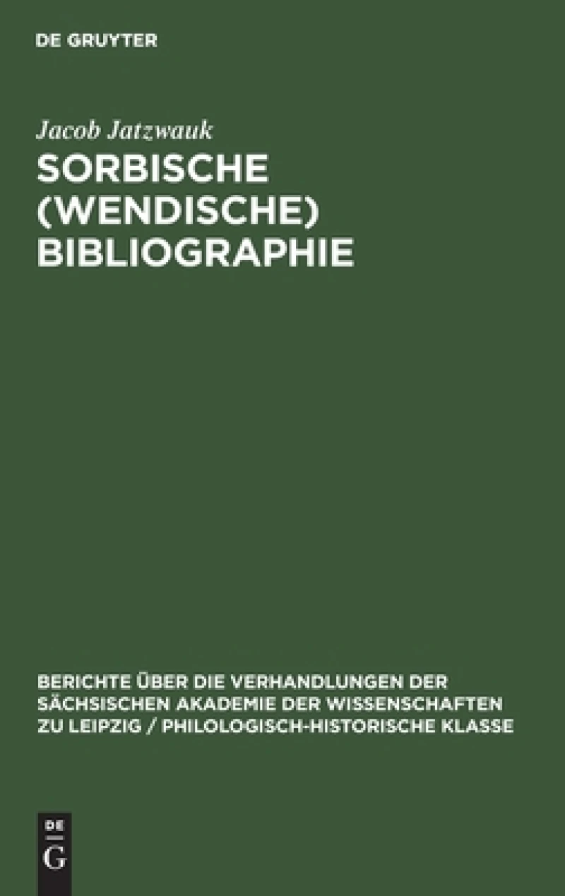 Sorbische (Wendische) Bibliographie