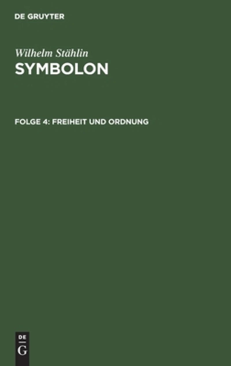 Freiheit Und Ordnung