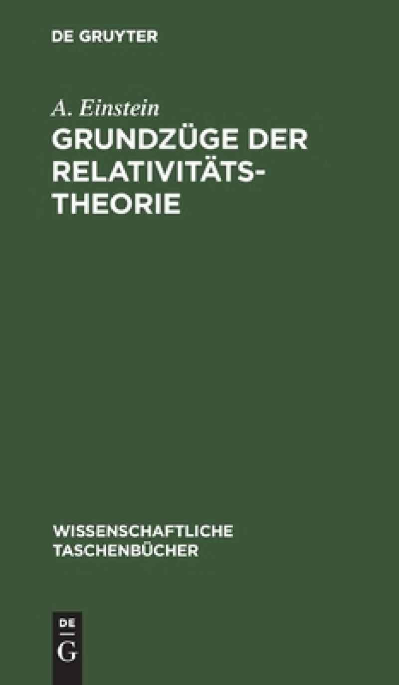 Grundzüge Der Relativitätstheorie