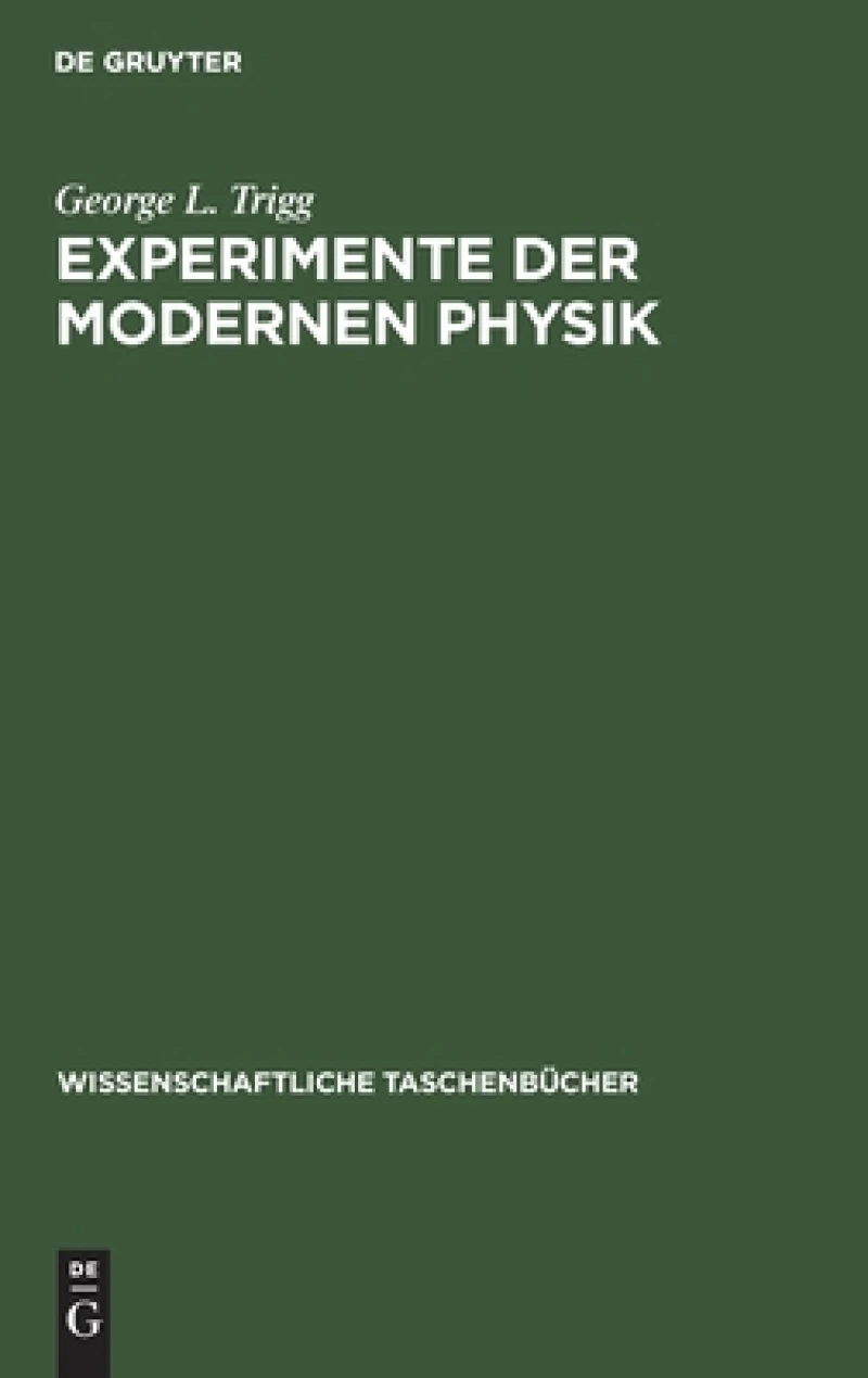 Experimente Der Modernen Physik