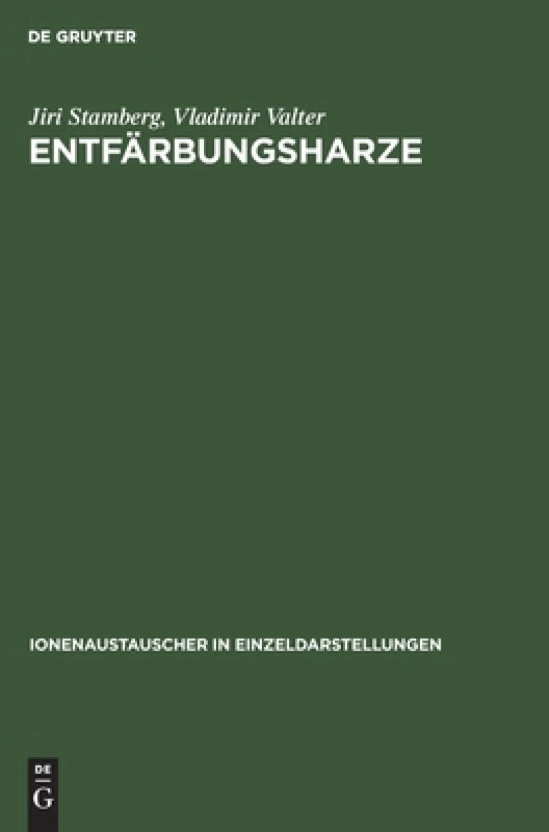 Entfärbungsharze