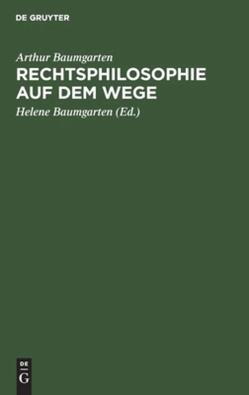 Rechtsphilosophie Auf Dem Wege