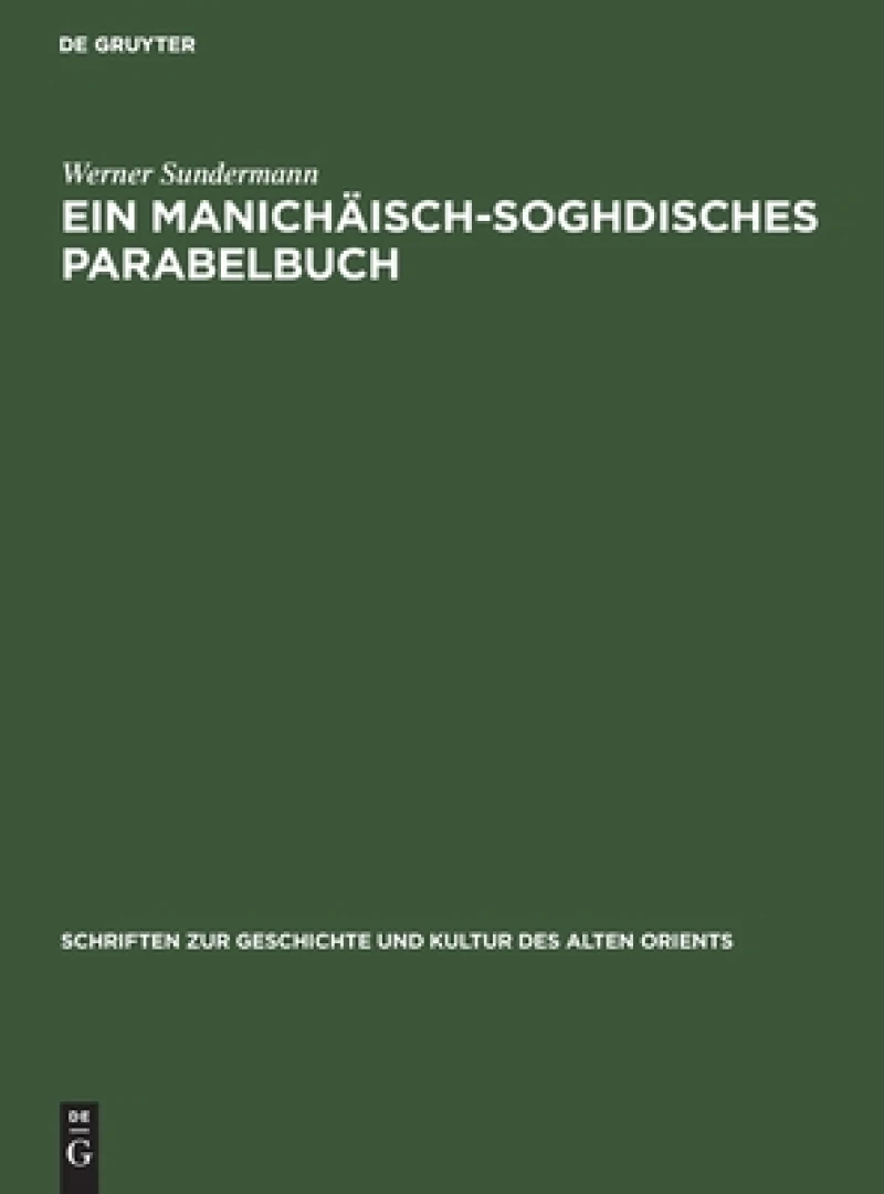 manichäisch-soghdisches Parabelbuch