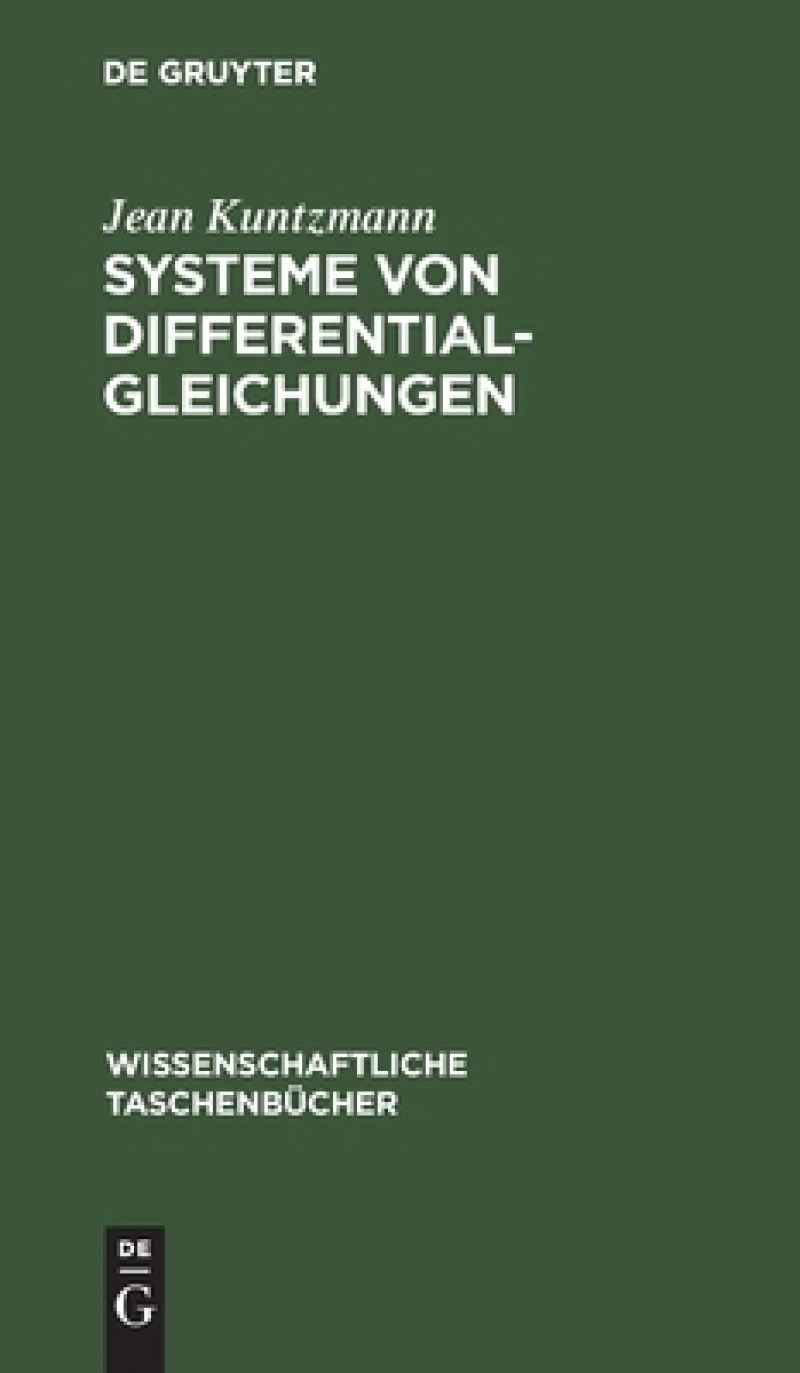 Systeme Von Differentialgleichungen