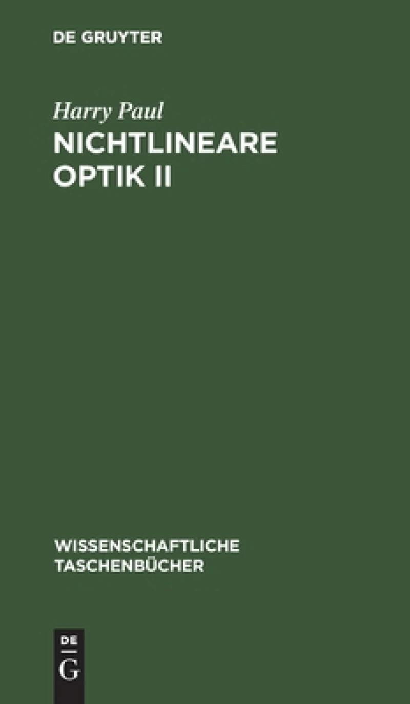 Nichtlineare Optik II