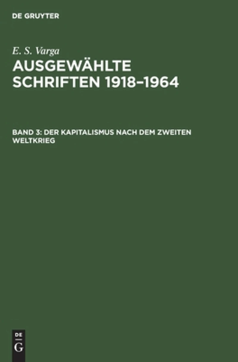 Kapitalismus nach dem zweiten Weltkrieg