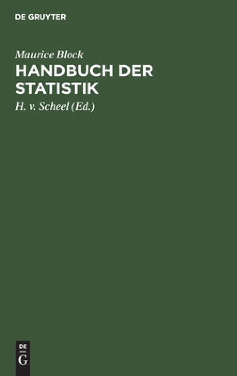 Handbuch Der Statistik
