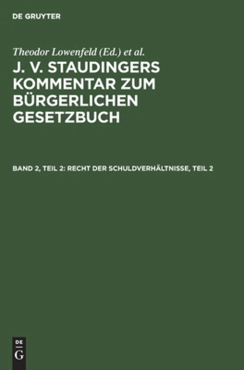 Recht der Schuldverhältnisse, Teil 2