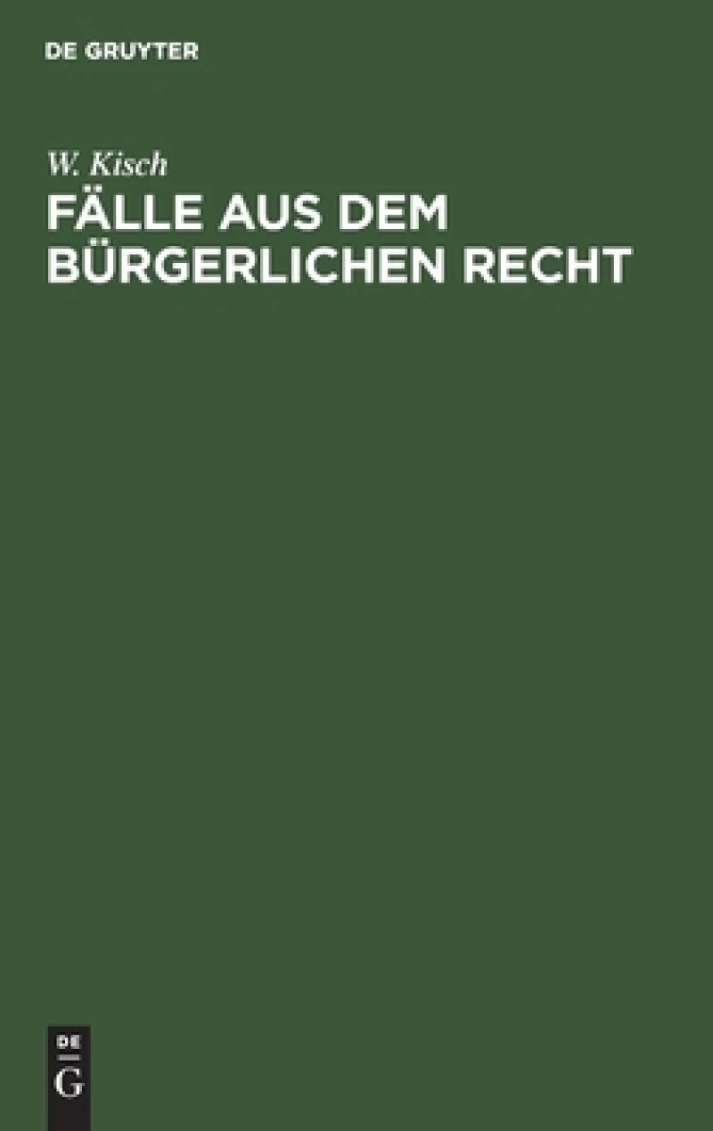 Fälle Aus Dem Bürgerlichen Recht