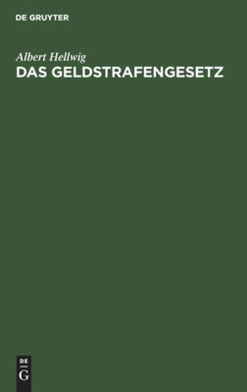 Geldstrafengesetz