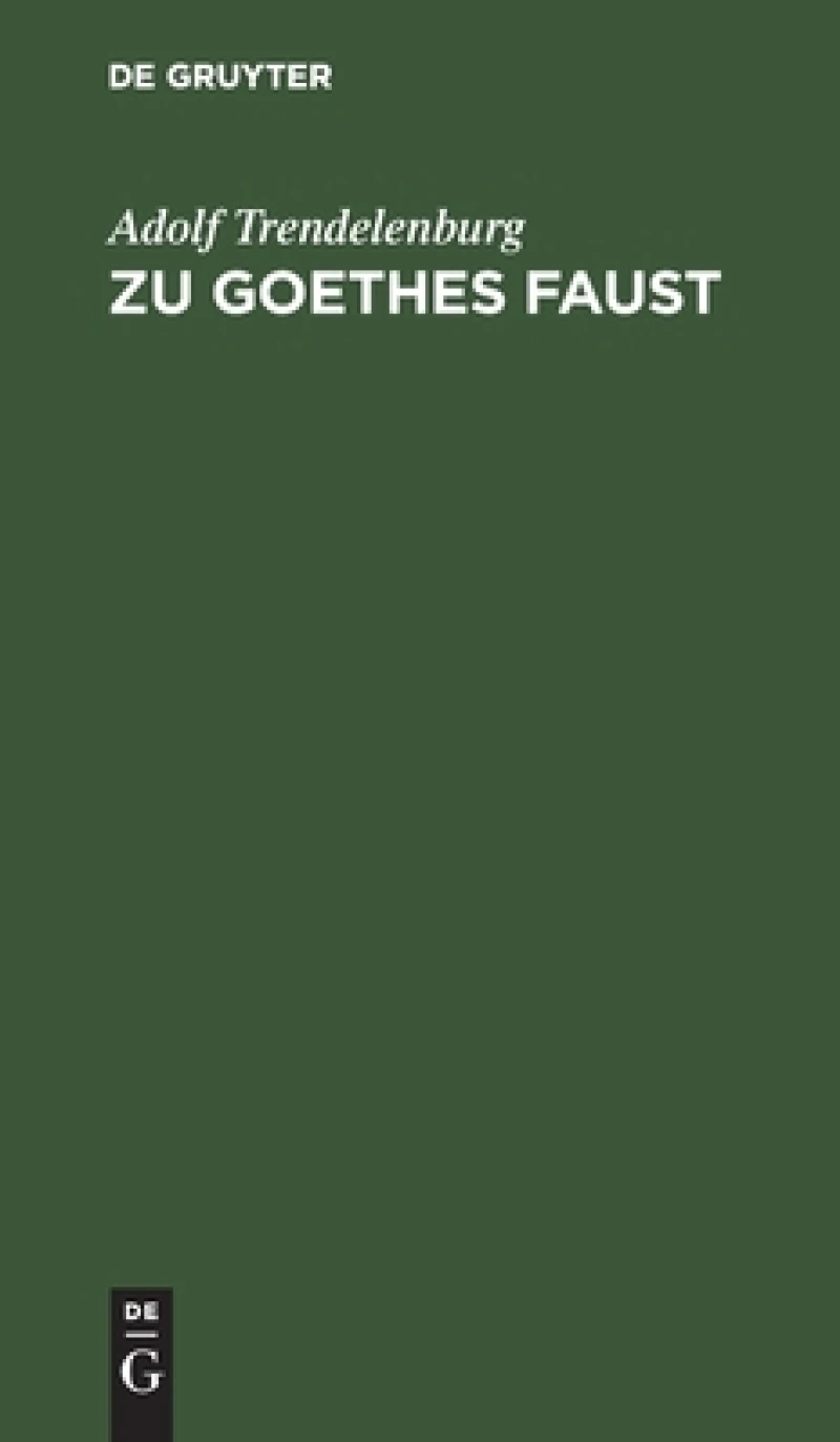 Zu Goethes Faust