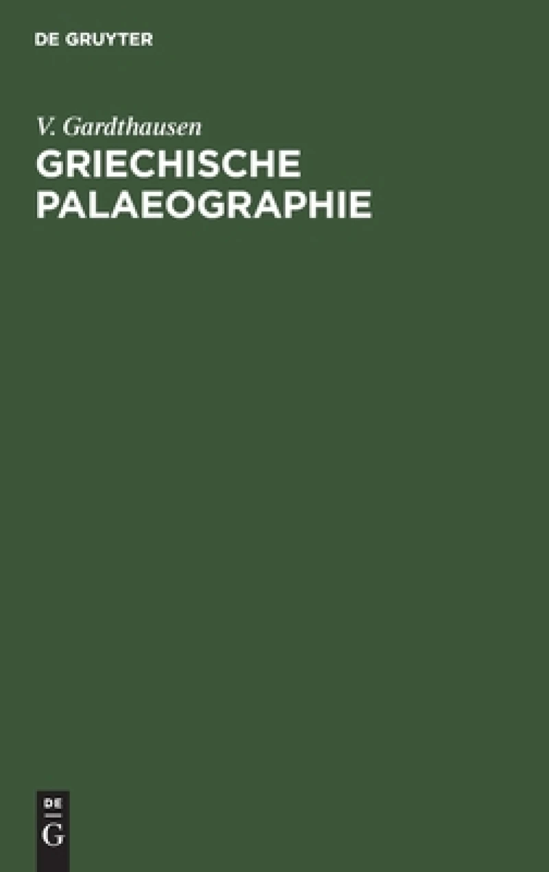 Griechische Palaeographie