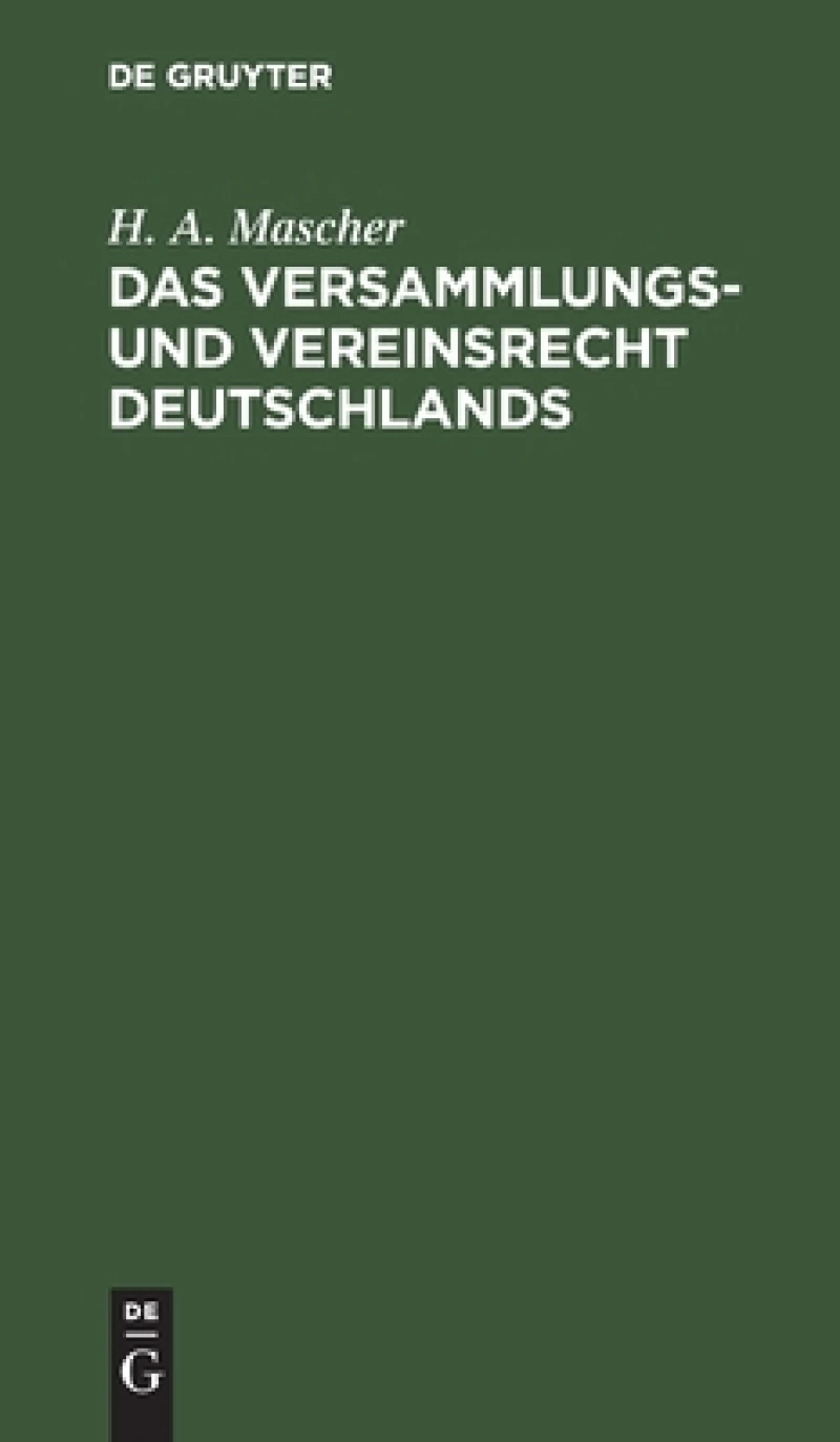 Versammlungs- und Vereinsrecht Deutschlands