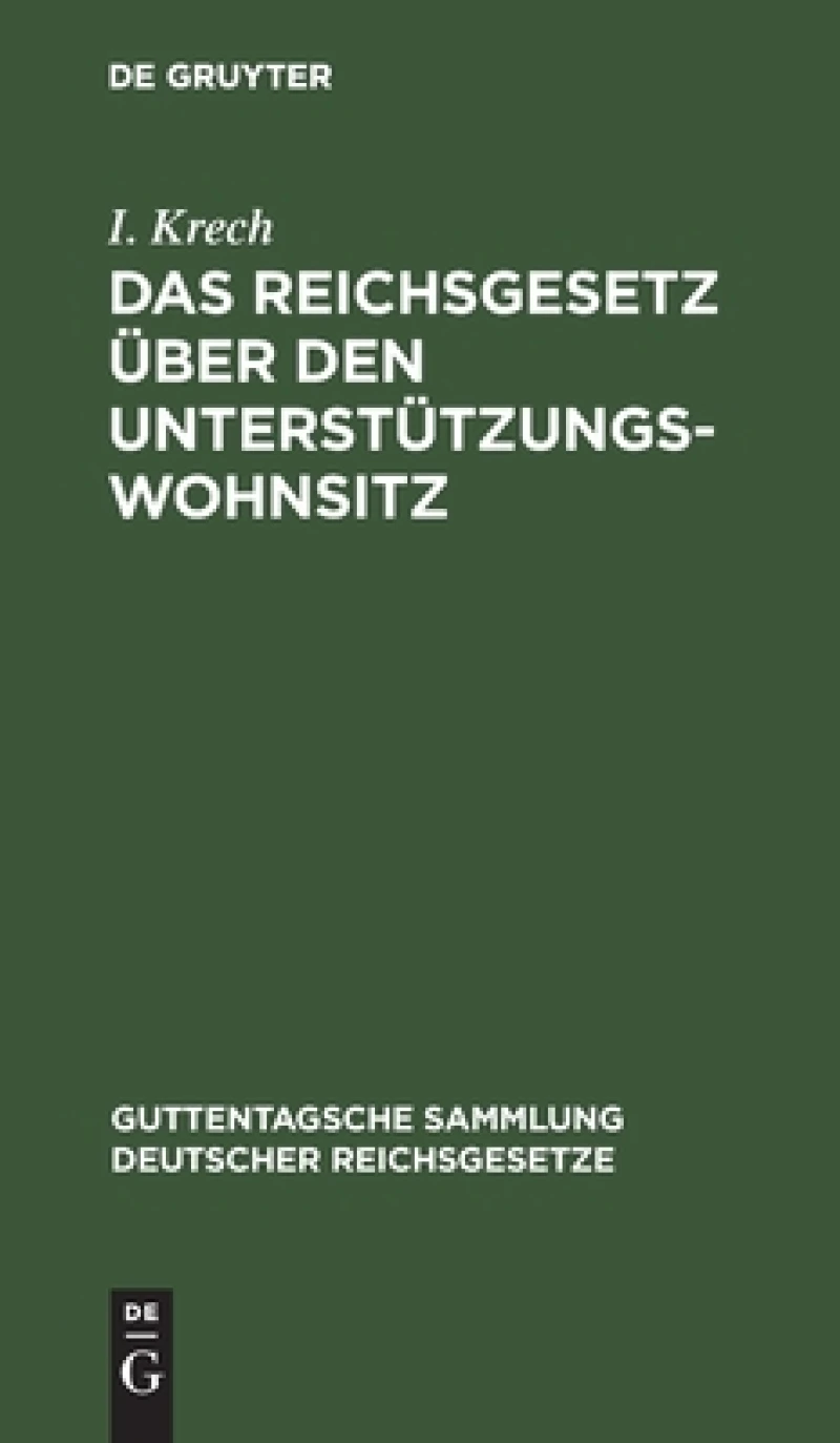 Reichsgesetz über den Unterstützungswohnsitz