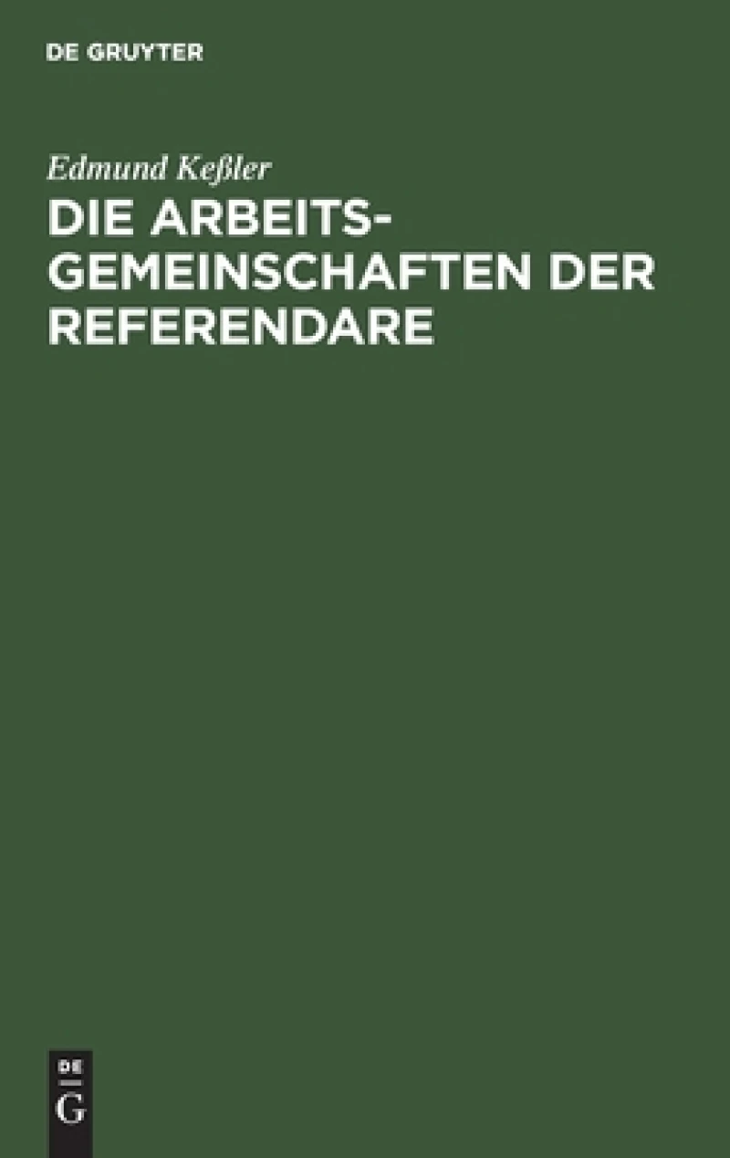 Arbeitsgemeinschaften der Referendare
